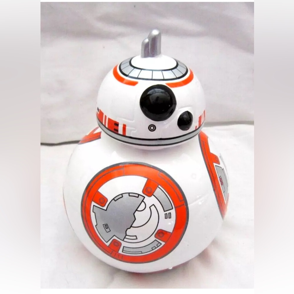 STAR WARS LUCAS FILMS BB-8 DROID CERAMIC PIGGY BANK WITH STOPPER NWT
